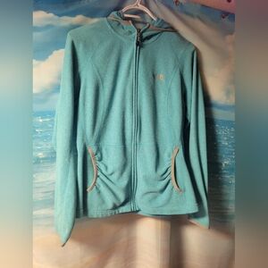 The North Face Aqua‎ Full Zip Jacket Terry Cloth Women's Size Large